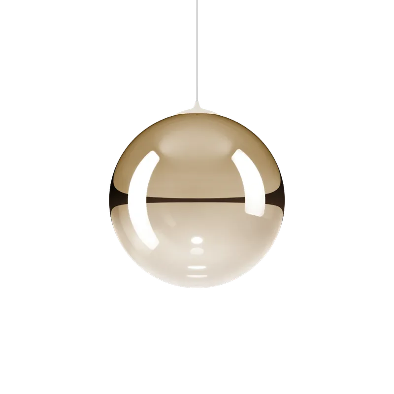 Lodes Random Solo 28, závěs ze světle zlatého foukaného skla, 1x3W LED 3000K, prům.28cm Finální Výprodej