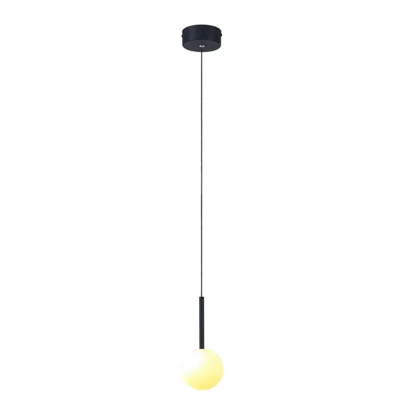 Kup Teď Mantra Cellar, černé závěsné svítidlo se skleněnou koulí 1xG4, 5W 3000K, průměr 10cm