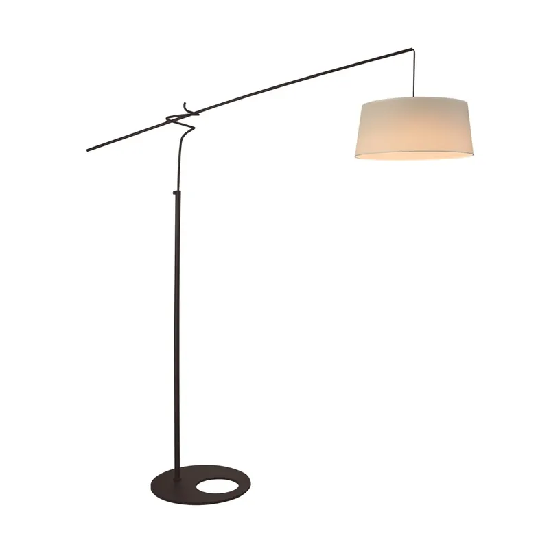 Jen Po Omezenou Doba Mantra Ruti, stojací lampa nastavitelná, černá/béžová, 1xE27 30W 2700/3200/4000K, výška max.230cm