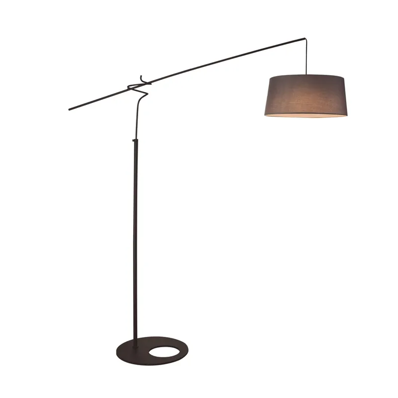Mantra Ruti, stojací lampa, nastavitelná, černá/šedá 1xE27 30W 2700/3200/4000K, výška max.230cm Značkový