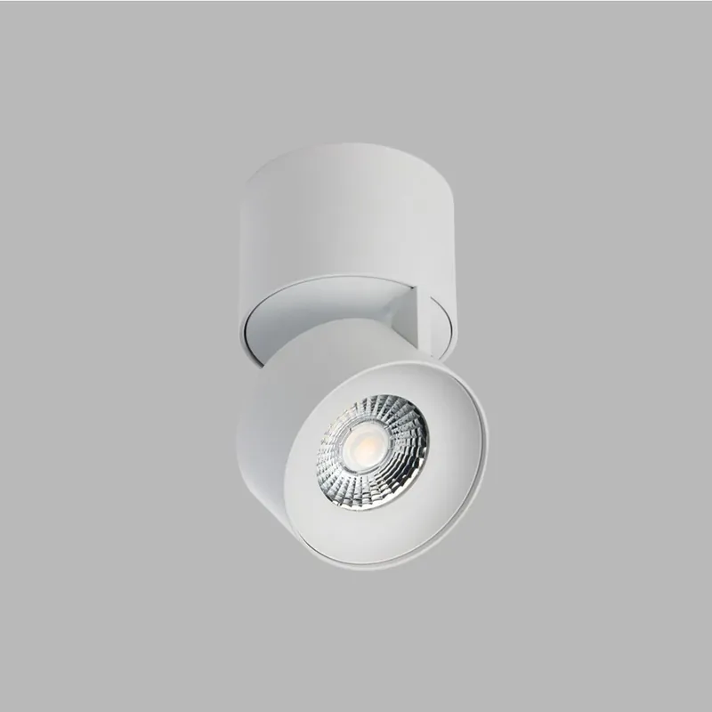 LED2 Klip On, bílá stropní bodovka, 11W LED 2700K TRIAK, výška 9,8cm Víkendová Akce