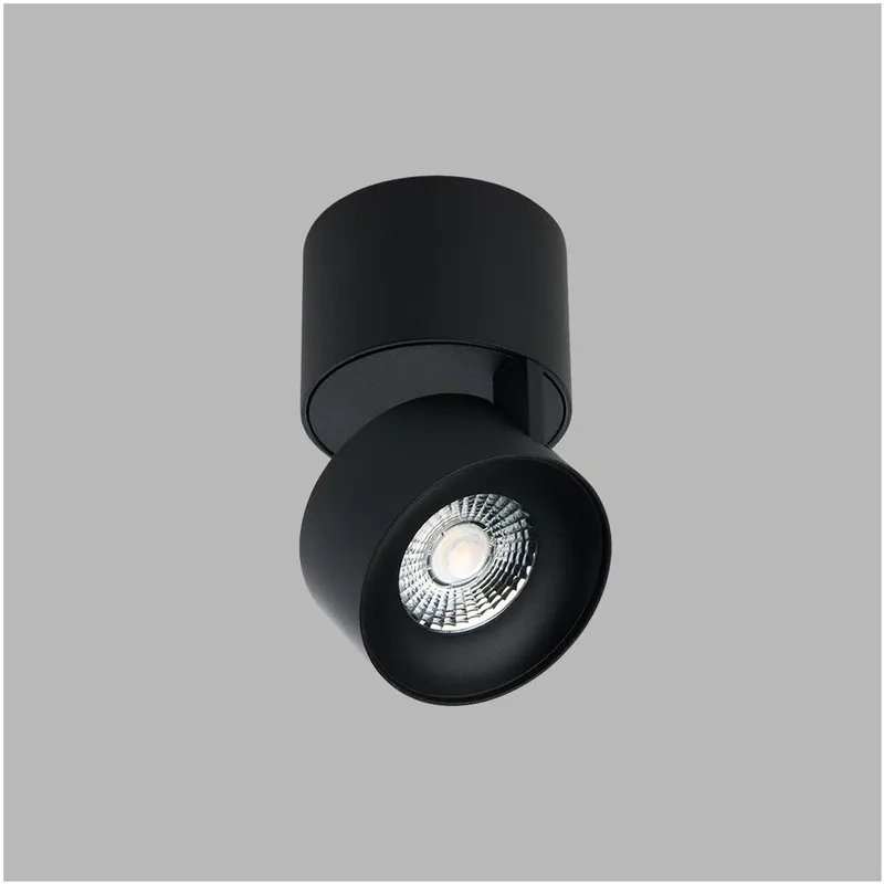 LED2 Klip On, černá stropní bodovka, 11W LED 3000K DALI/PUSH, výška 9,8cm Cenová Bomba