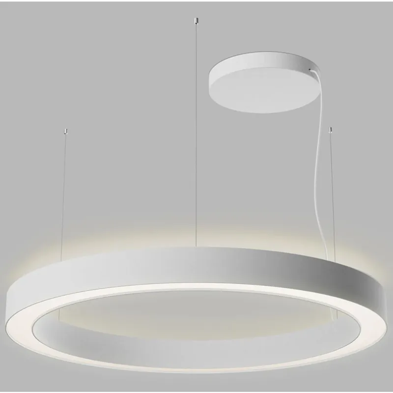 LED2 Saturn Slim 2 P/N-Z 100, závěsné kruhové svítidlo, 80+40W LED 2700K/3000K/4000K, DALI/PUSH, bílé, prům. 100cm Vrácení Zdarma