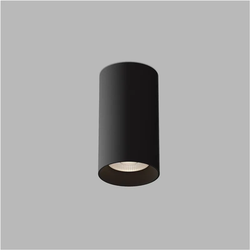 LED2 Tiny II L, černé stropní svítidlo, 8W 3000K/3500K/4000K DALI/PUSH, Ø 7,5cm, výška 13,4cm Nakupujte Hned