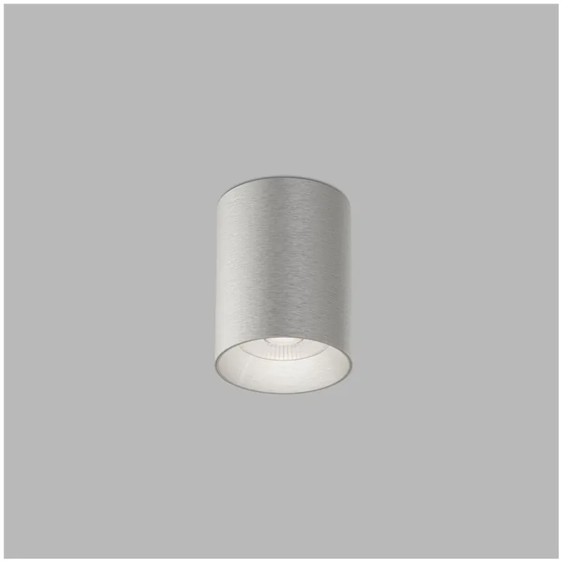 Finální Výprodej LED2 Tiny II M, niklové stropní svítidlo, 8W 2700K, Ø 7,5cm, výška 9,5cm