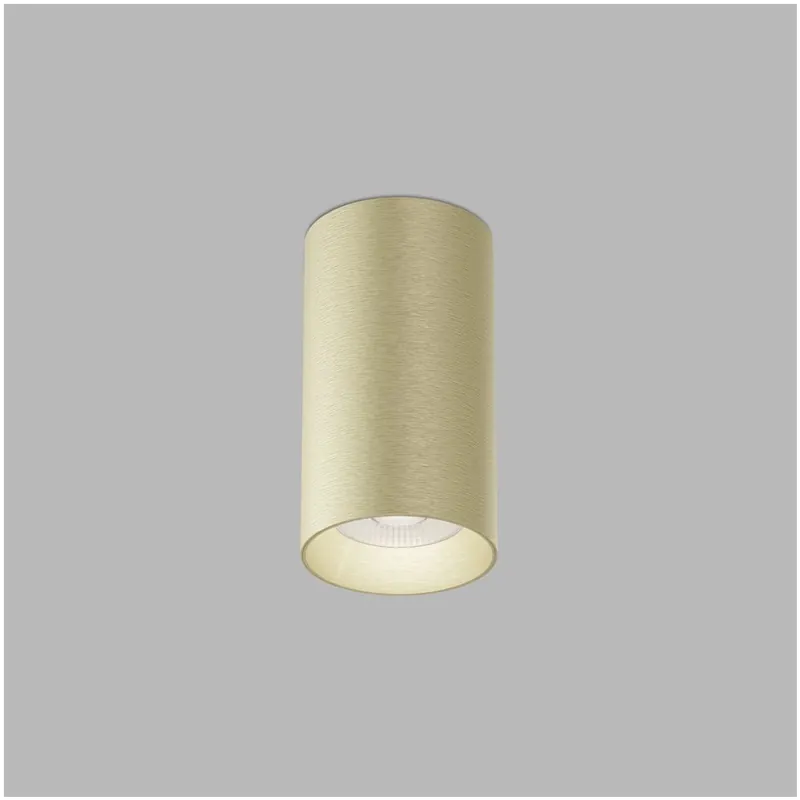 Nová Kolekce LED2 Tiny II L, zlaté stropní svítidlo, 11W 2700K TRIAC, Ø 7,5cm, výška 13,4cm