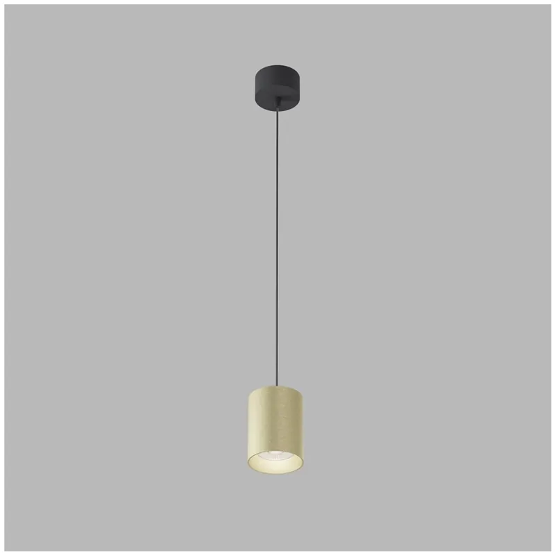 Expresní Doručení LED2 Tiny II M Z, zlaté závěsné svítidlo, 8W 2700K DALI/PUSH, Ø 7,5cm, výška 9,5cm