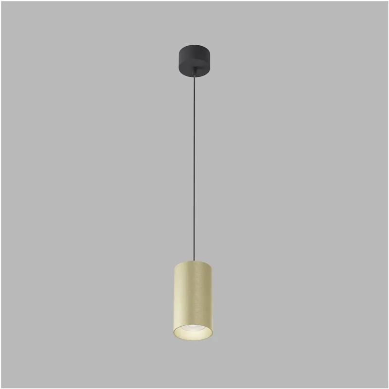 LED2 Tiny II L Z, zlaté závěsné svítidlo, 8W 3000K/3500K/4000K, Ø 7,5cm, výška 13,4cm Nejlepší Volba