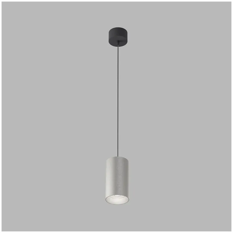 Akce LED2 Tiny II L Z, niklové závěsné svítidlo, 8W 2700K DALI/PUSH, Ø 7,5cm, výška 13,4cm
