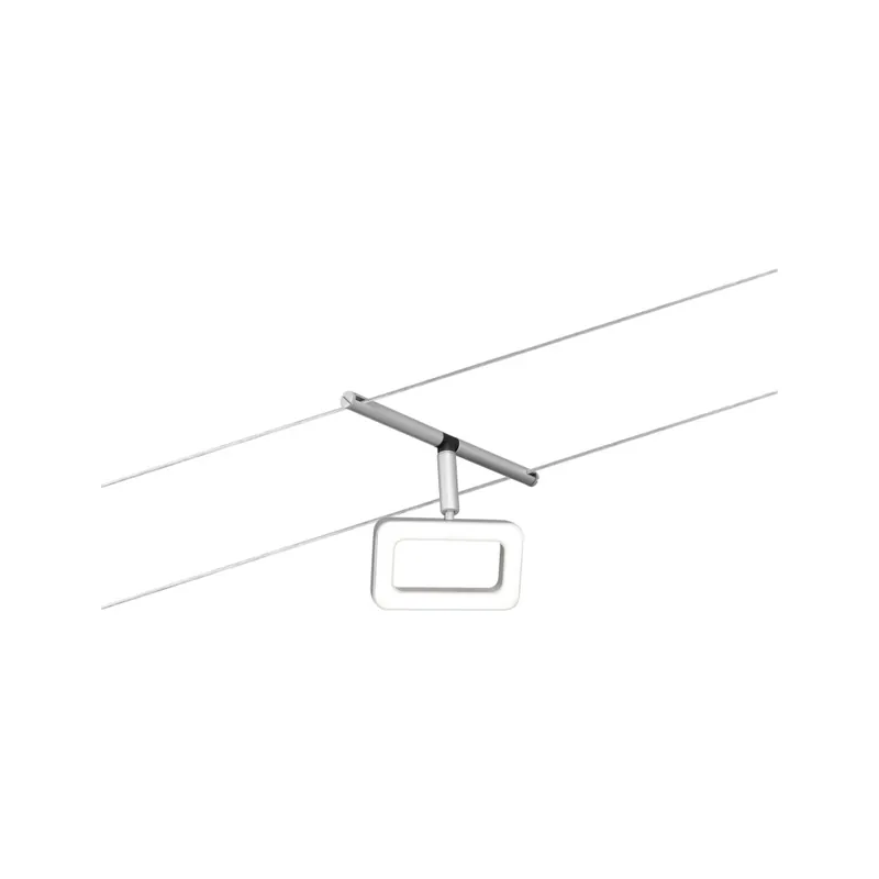Koupit Online Paulmann CorDuo Frame, spot lankového systému 4,8W 3000K, matný chrom/chrom
