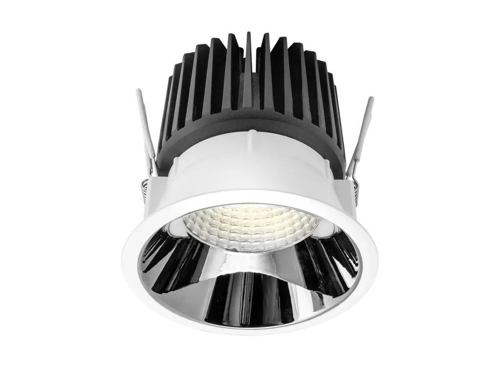 Zapuštěná LED bodovka GALAXY, bílá/chrom 24W COB (3000K/4000K) Must-Have