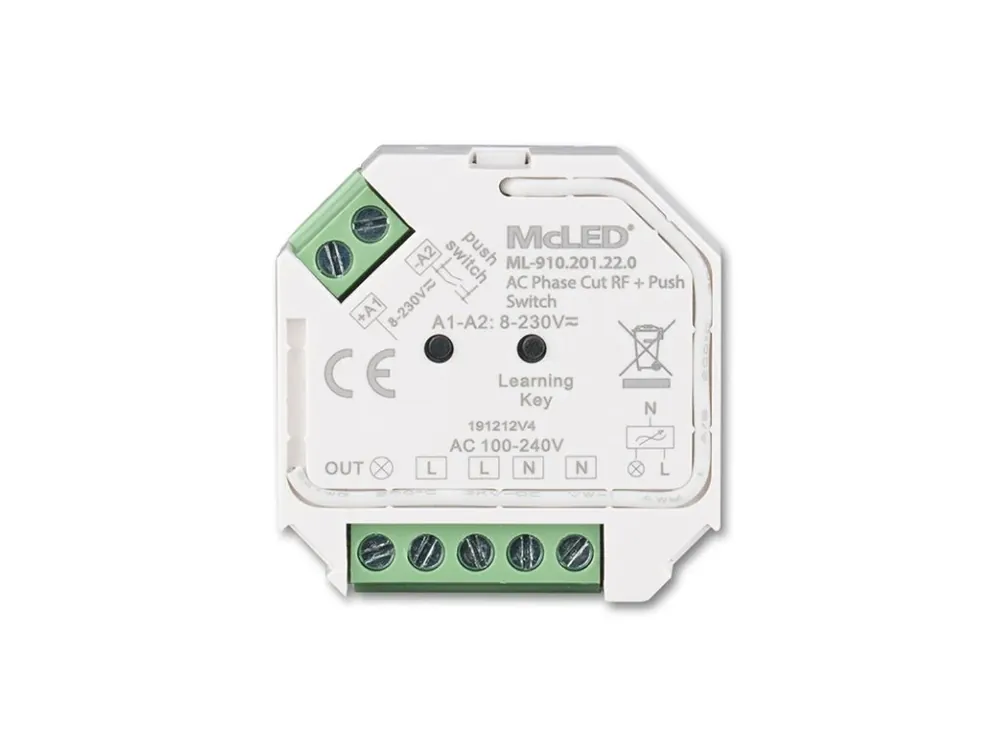 Cenově Výhodný RF přijímač do krabičky pro spínání svítidel, max. 400W/230VAC