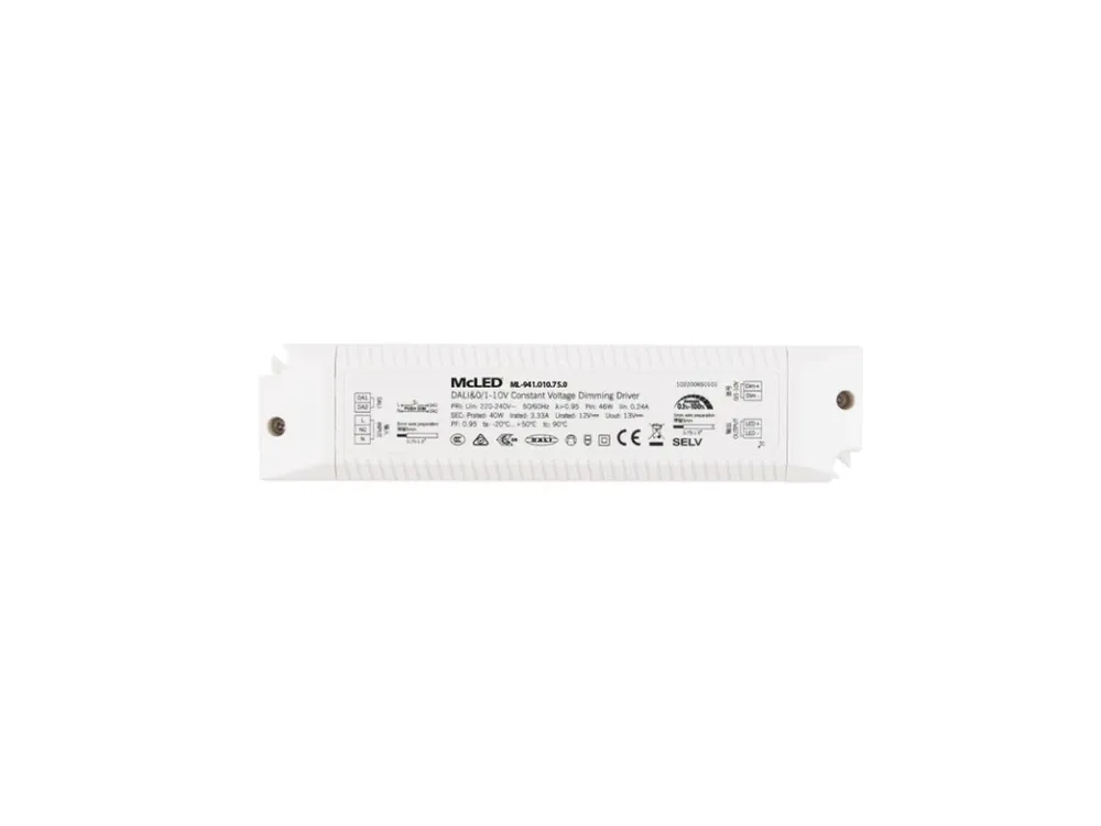 Oblíbený Napájecí zdroj 40W, DC12V/3,35A, IP20, řízení DALI, 0/1-10V a tlačítko