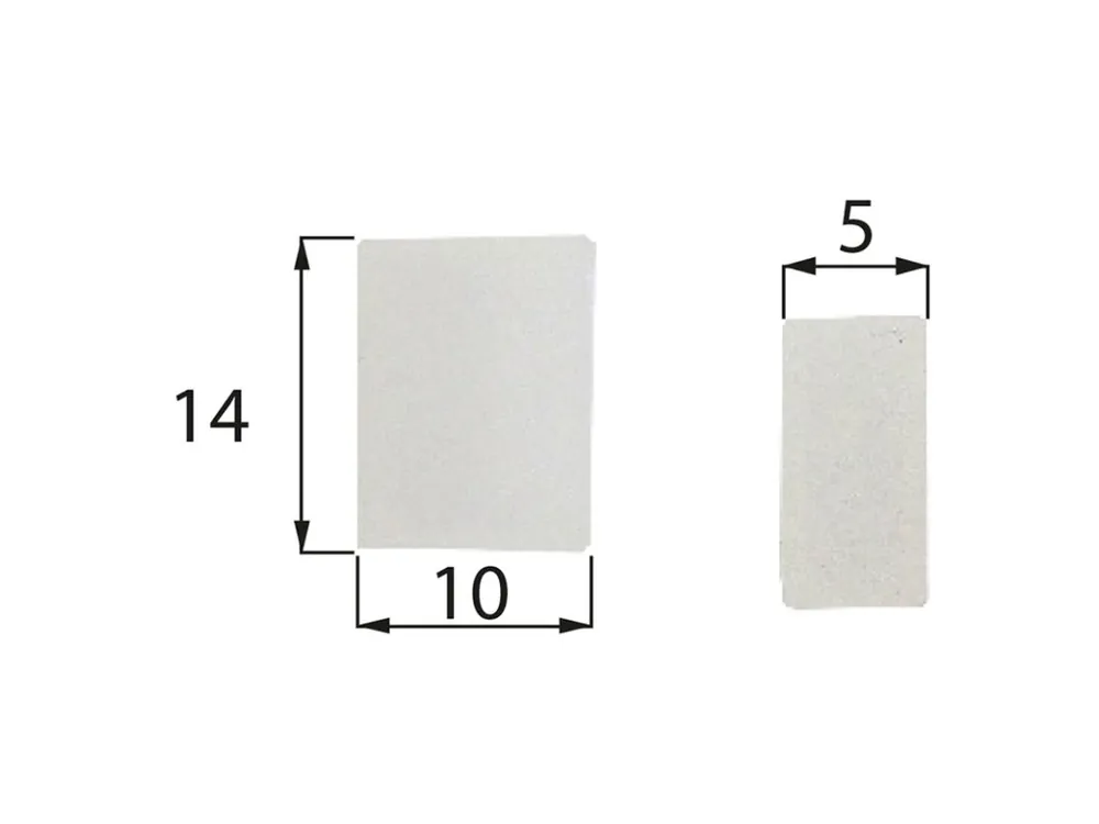 Výprodej Plastová koncovka pro LED pásky IP68, 10 mm široký PCB, bez otvorů