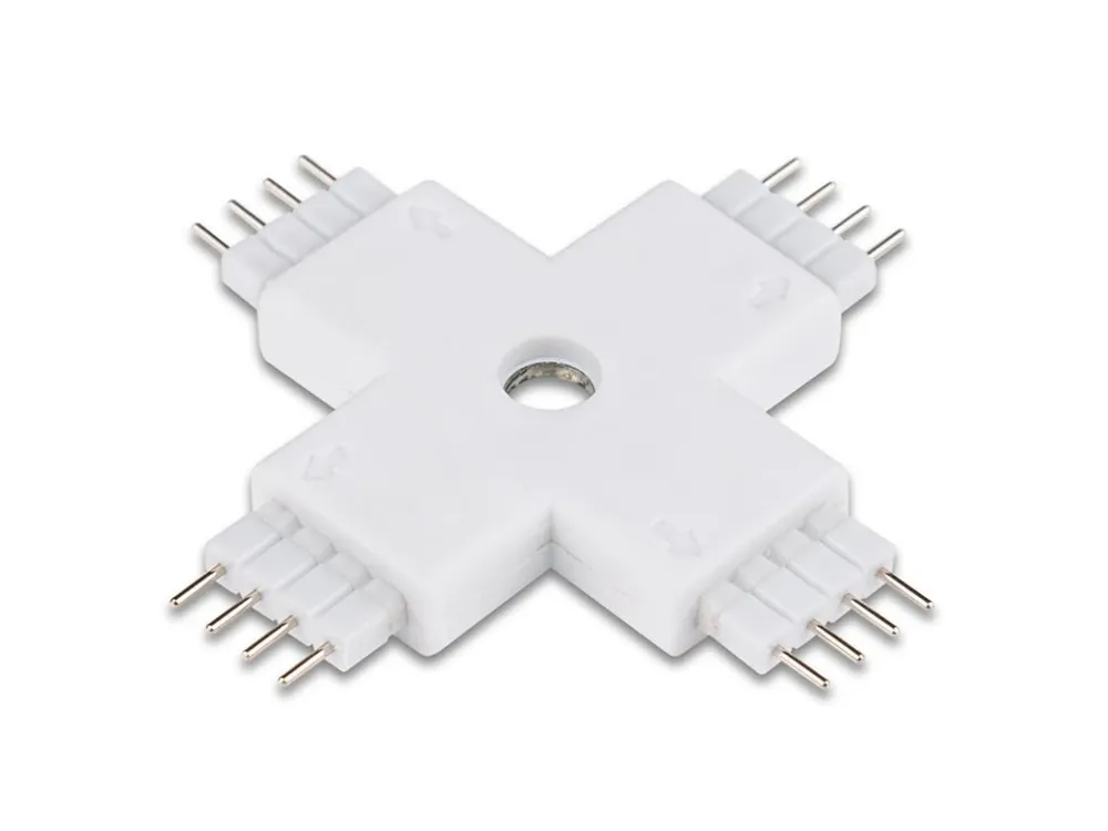 Koupit Online Propojovací konektor tvar X pro RGB LED pásky 10 mm