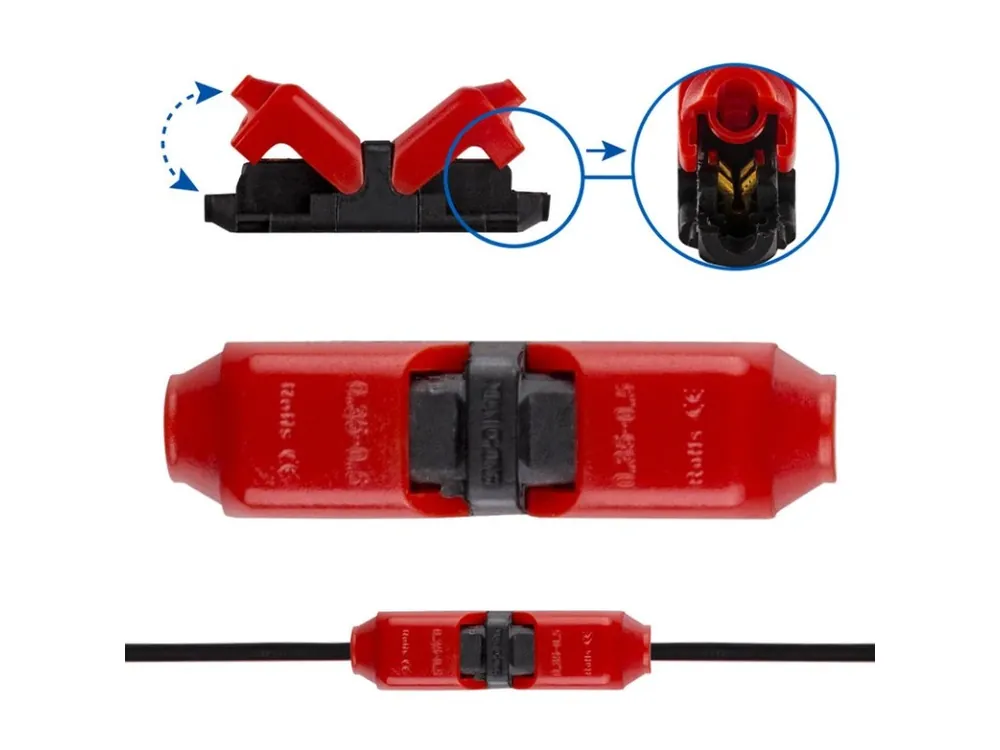 Spojka - 1-pólová prořezávací 0,5 - 1 mm², 300 V DC/AC, 10 A Cenová Bomba