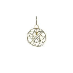 Expresní Doručení Závěsné svítidlo Ideal Lux Konse SP1 oro 155968 zlaté 40cm - IDEALLUX