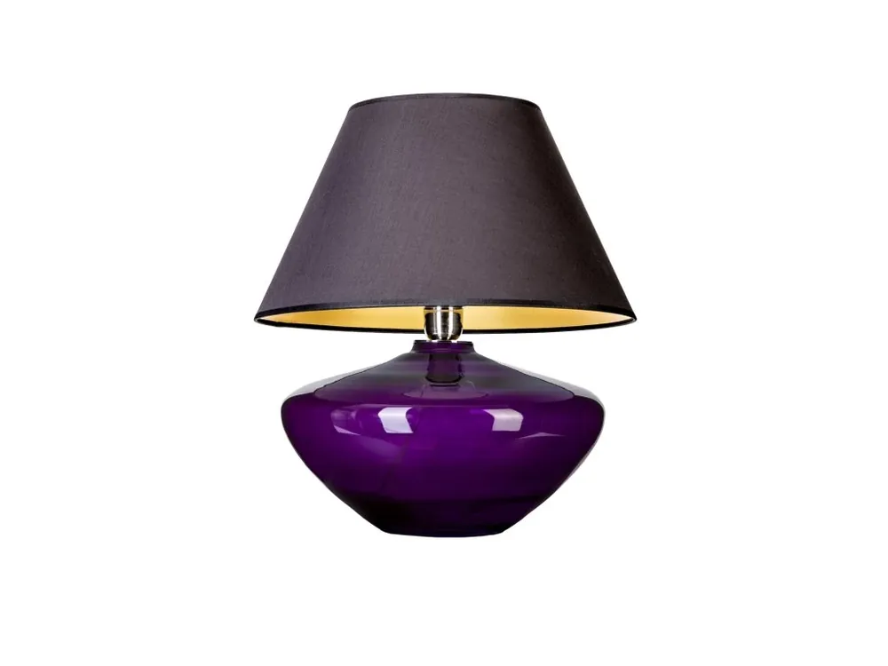 Fialová lampa na noční stolek MADRID Violet Nejlepší Volba