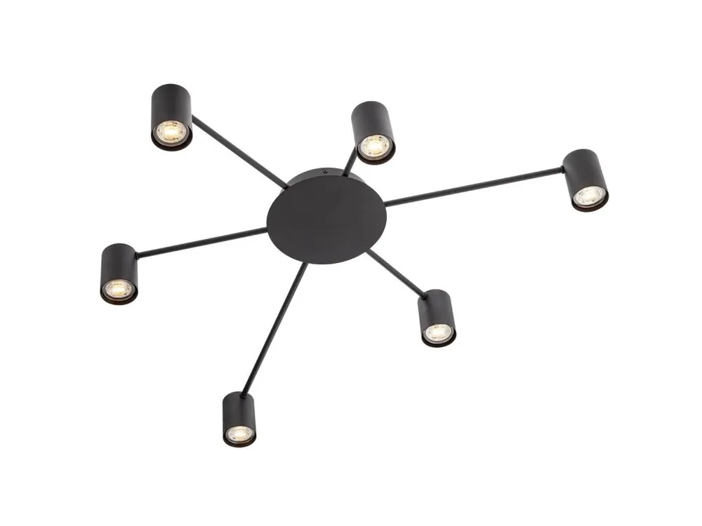 Kup Teď Černé stropní bodovky Redo NOA 01-4052/6x GU10