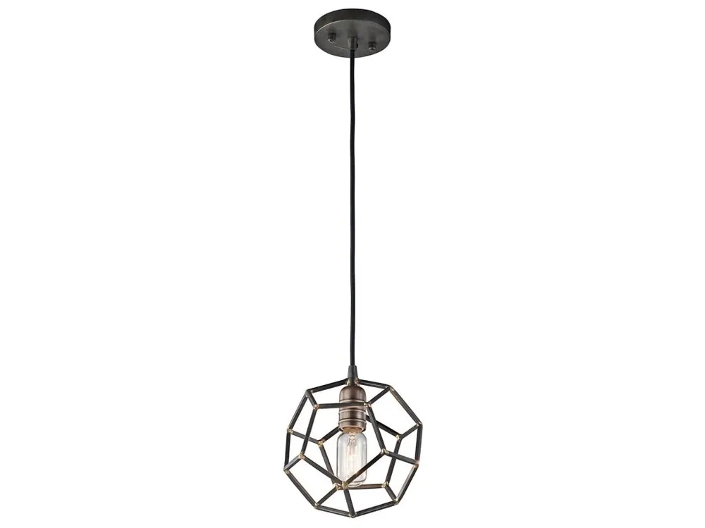 Must-Have Závěsné industriální světlo Kichler ROCKLYN 1