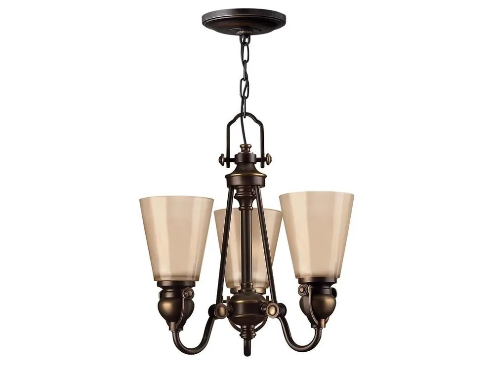 Luxusní retro lustr Elstead MAYFLOWER 3/rustikální bronz/3xE27 Přímo Od Výrobce