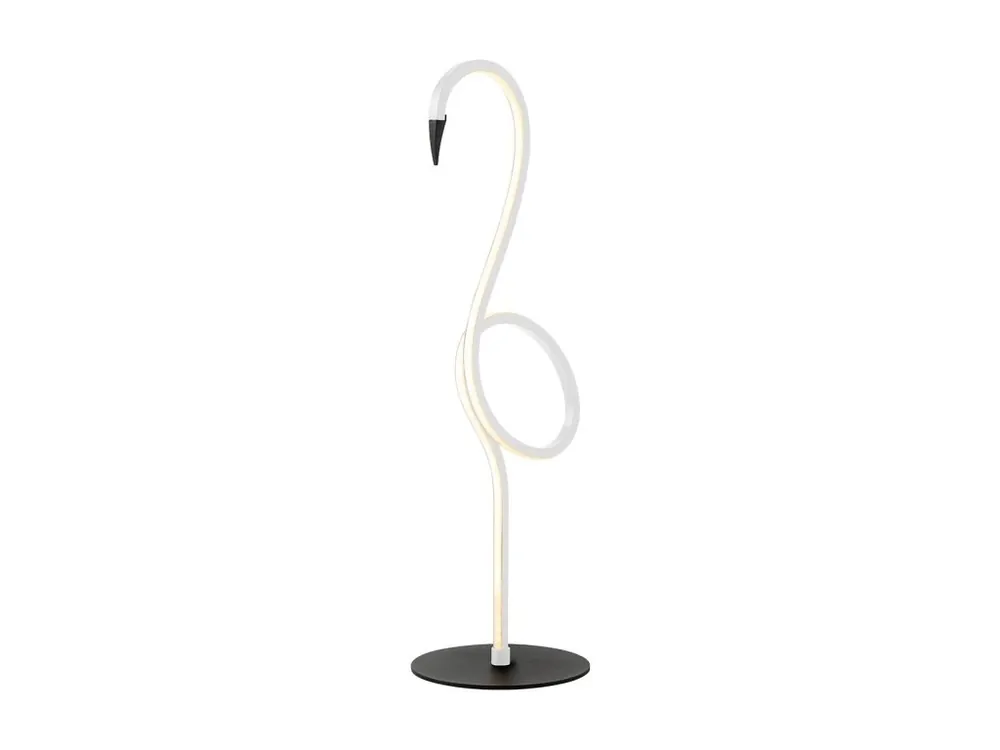 Stolní lampa plameňák Elstead FLAMINGO TL-WHT bílá/LED 6W Finální Výprodej
