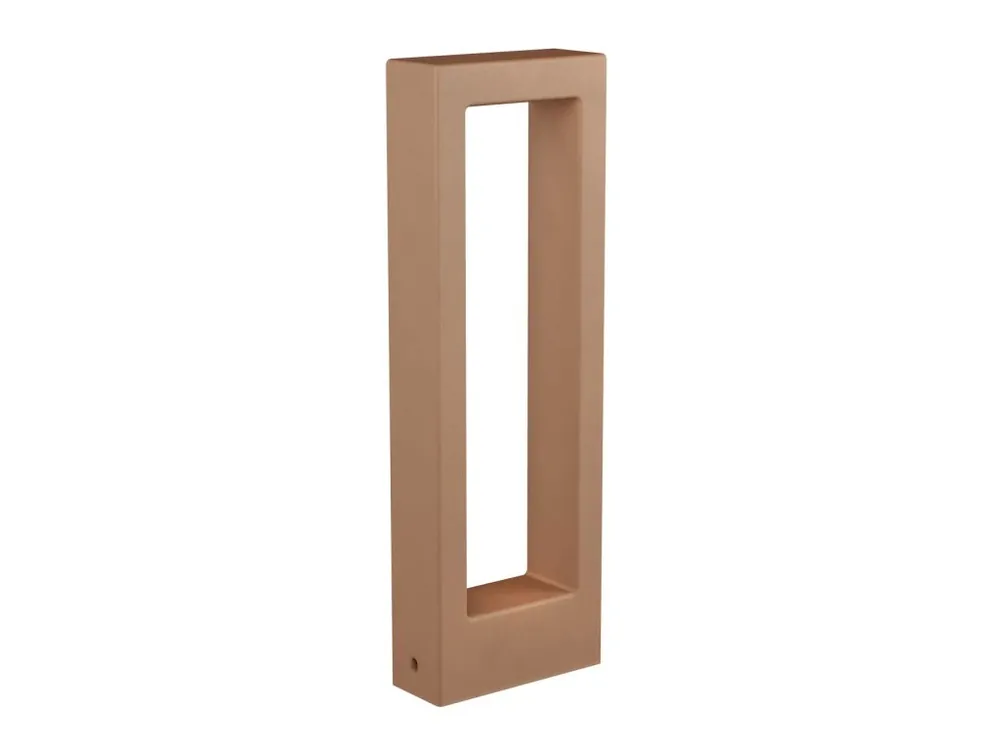 Venkovní betonová lampa Redo SANDER 91168 3000K IP65 výška 60 cm terakota Omezená Nabídka