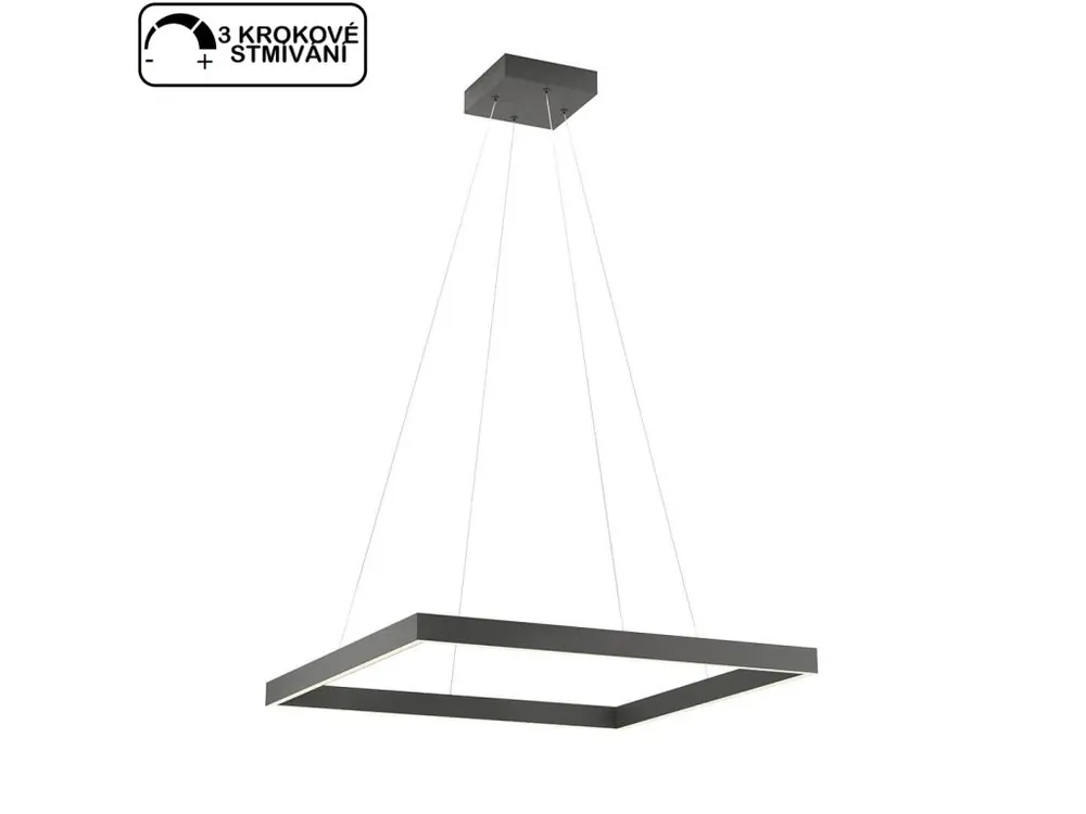 Černé závěsné světlo na lanku Redo FEBE 01-2903/ LED 40W/3000K-4000K Značkový