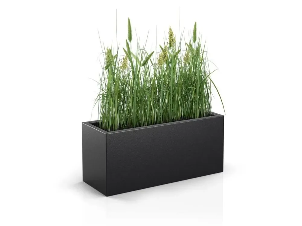Odeslání Ihned Designový obal na květináče LONG SLIM/antracit/80 cm