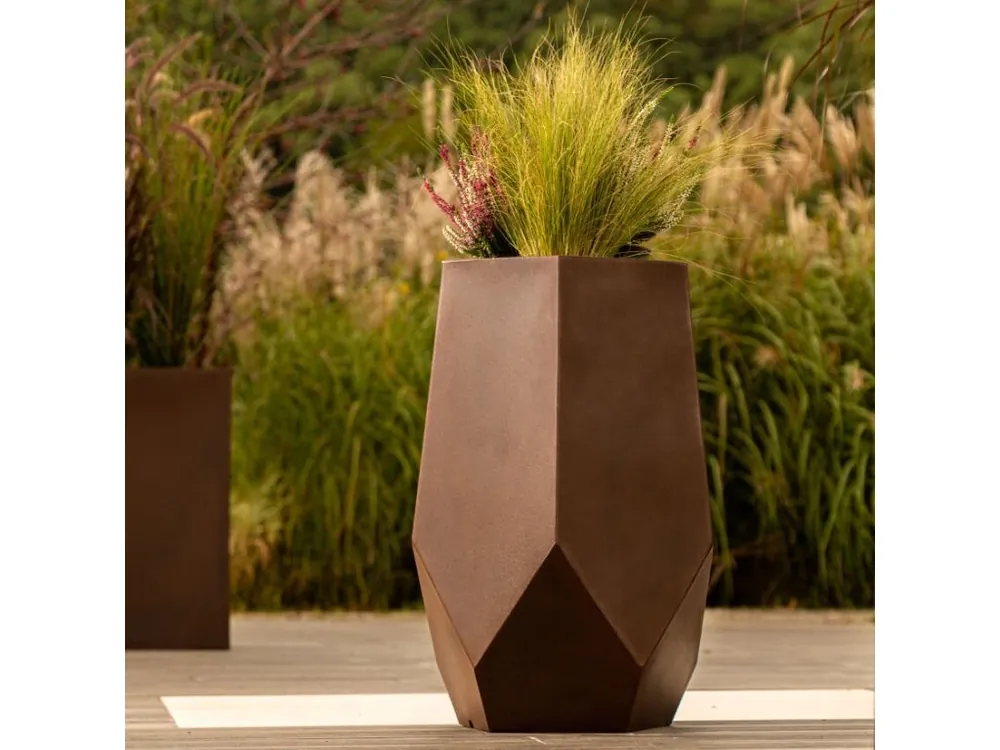 Dokud Zásoby Vydrží Designový květináč Monumo BARI CORTEN